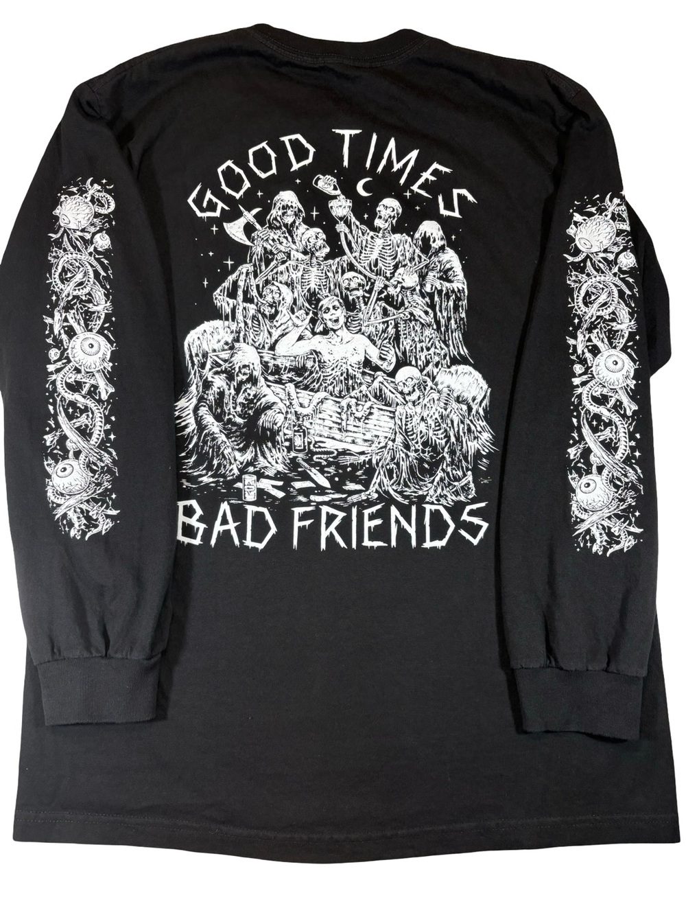 Lurking Class by Sketchy Tank x Stikker Good Times Bad Friends LS Shirt Black L